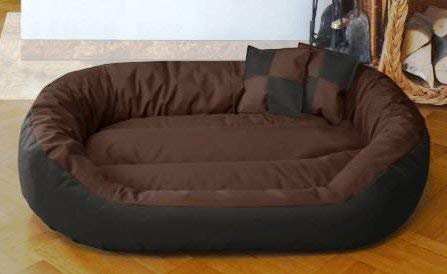 Hiputee Ultra Soft Reversible Fleece Velvet Bed for Dog and Cat with 2 Extra Pillows
