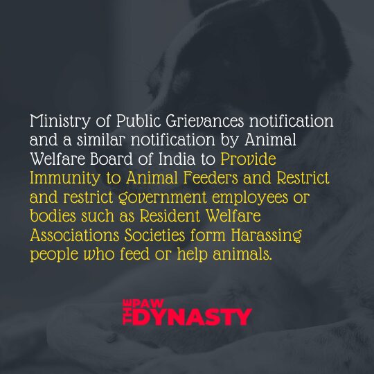 Animal Protection Laws, Ministry of Public Grievances n